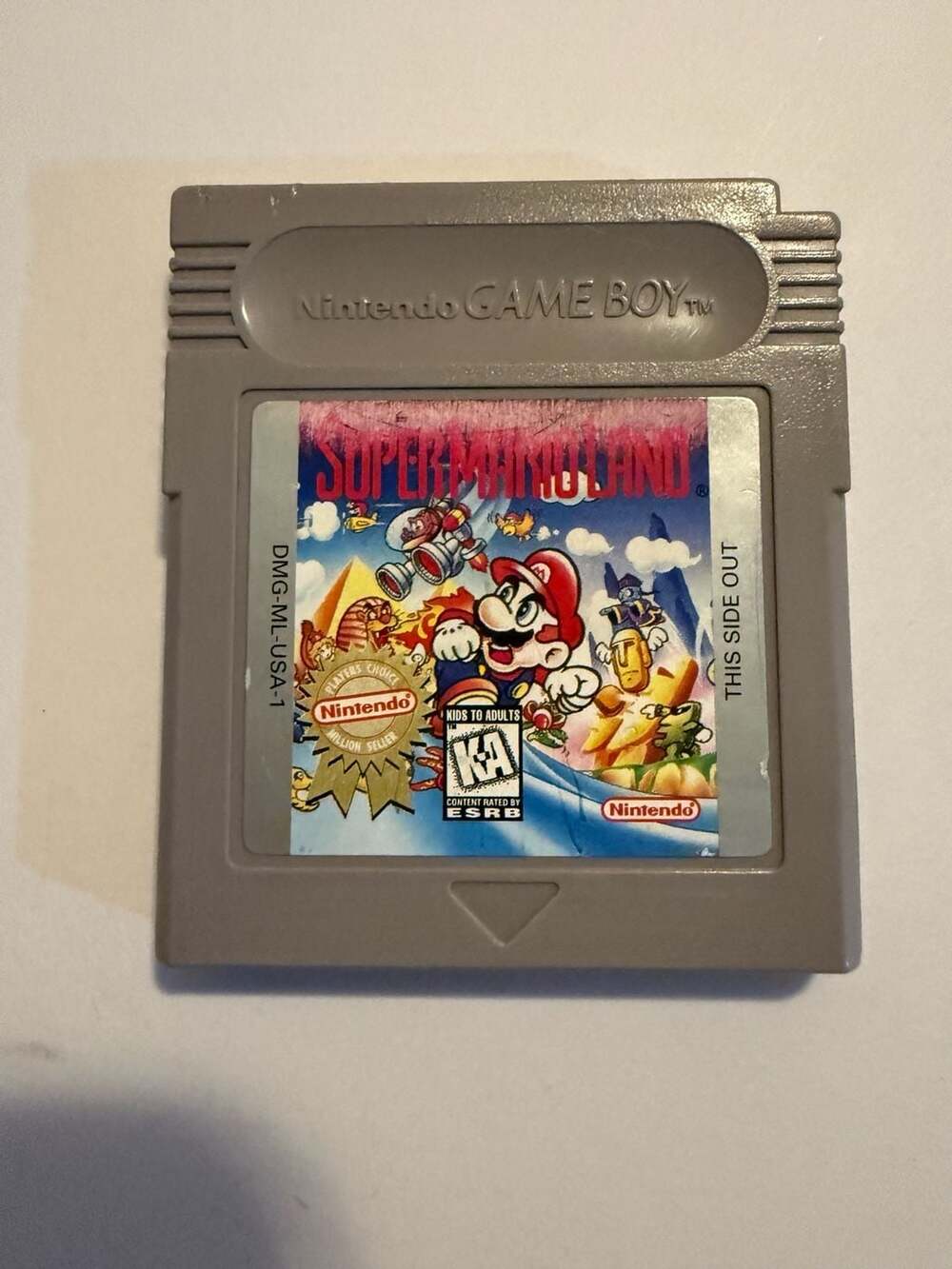 Nintendo Super Mario Land Game Boy Cartridge Player's Choice